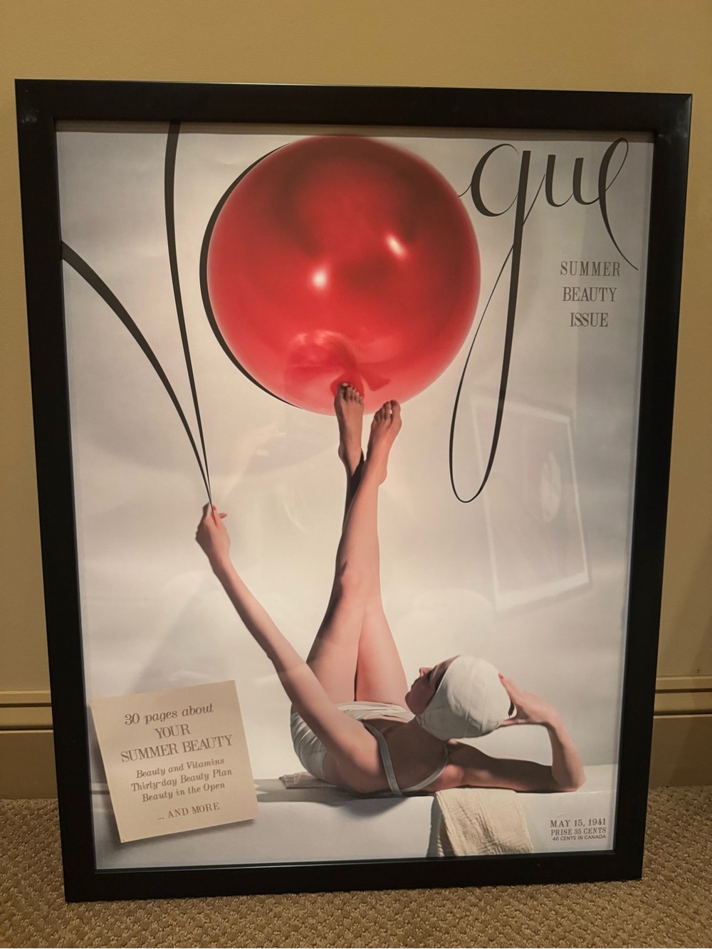 Vogue Magazine Cover Print